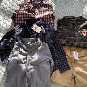 euc , 1 new 2t 3t boy, 1 4t pant ,2t vest
